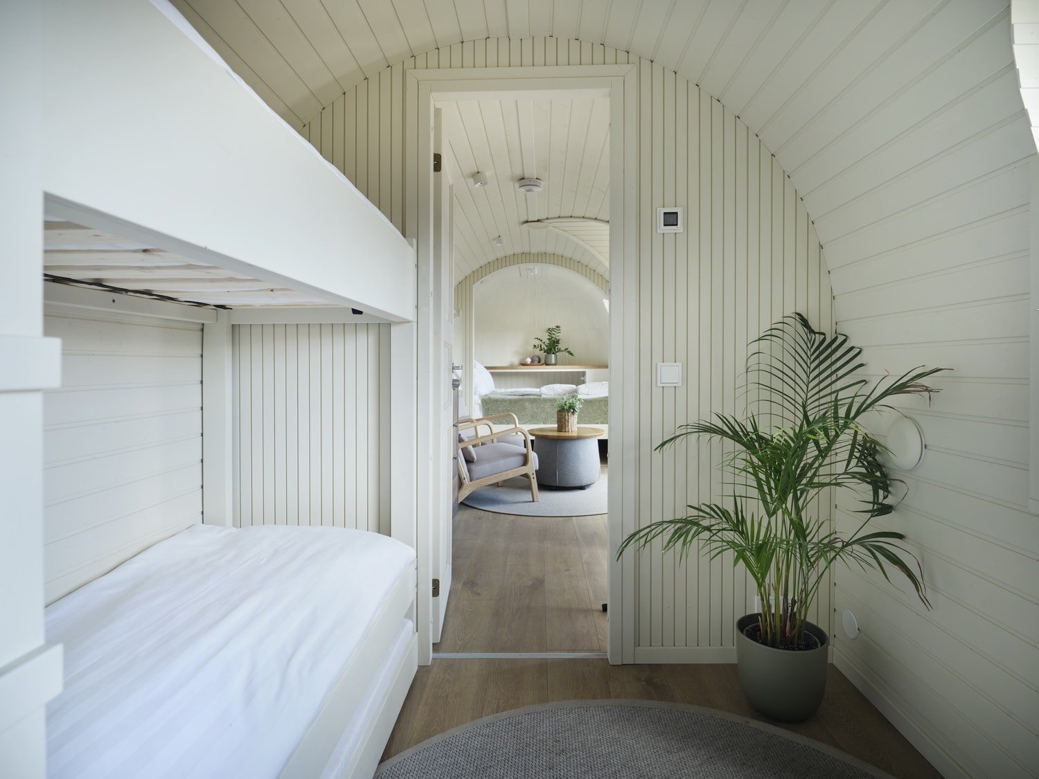 Bunkbeds in a cabin